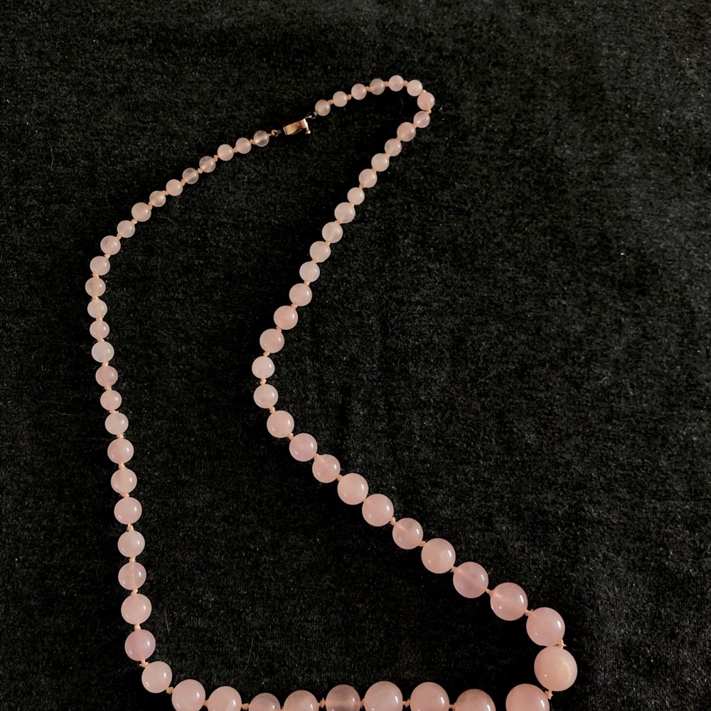 Quartz Genuine Beaded Necklace